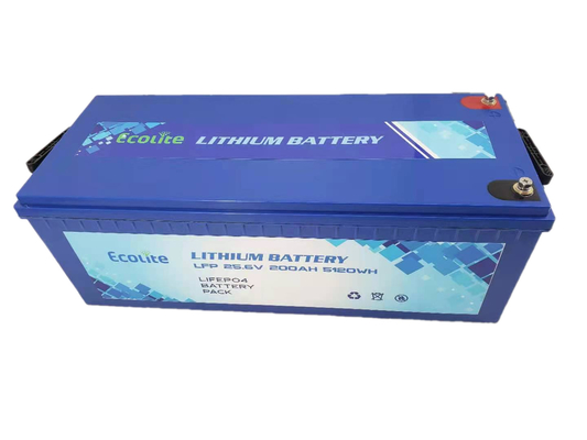 24V 200Ah LiFePO4 Lithium Battery Deep Cycle For RV Caravan Boat Homes Outdoor