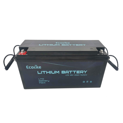 48V 20.8Ah Lithium Titanate LTO Battery High Rate Charge ECOLTO-T4820