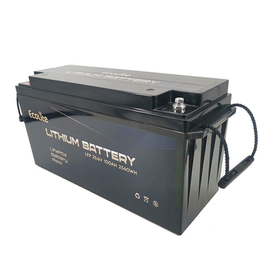 High Density Fast Charging LifePO4 Lithium Battery 25.6V 100Ah 2560Wh