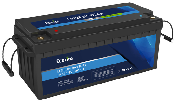 Household Solar System LifePO4 Lithium Battery With BMS 25.6V 100Ah LFP Battery Pack