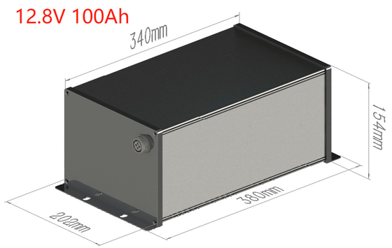 LiFePO4 12V 100Ah Solar Street Light Lithium Battery BMS MPPT All In One