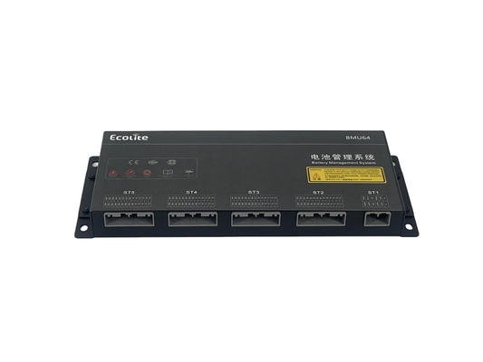 Ecolite High Voltage BMS Battery Management System For Energy Storage BMU64