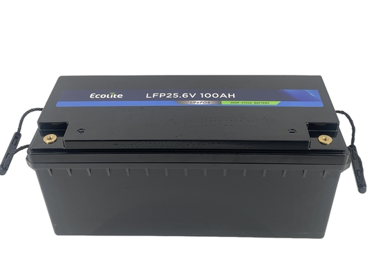 25.6V 100Ah LFP LiFePO4 Lithium Battery Pack With BMS For Household Solar System