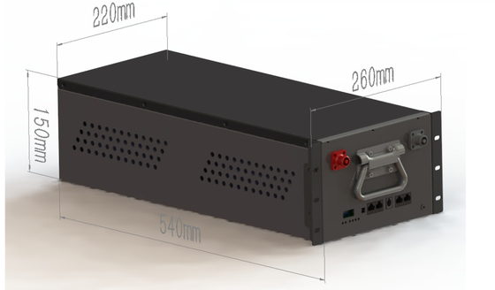 Fast Charging Lithium Iron Phosphate Battery Pack 51.2V 40Ah