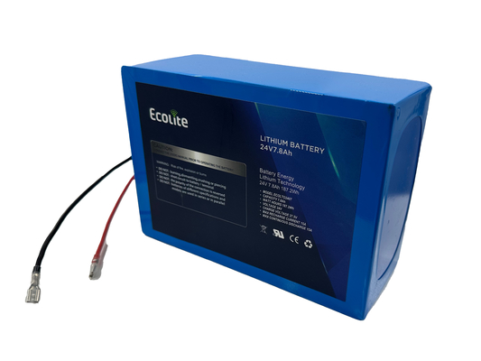 24V 7.8Ah Protable Lithium Titanate LTO Battery Pack For Solar Tracker With BMS