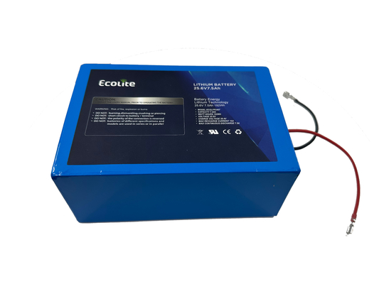 25.6V 7.5Ah LifePO4 Lithium Iron Battery Pack For Solar Tracker With BMS