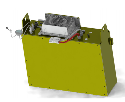 Anderson Plug Forklift Lithium Battery 25.6V 150Ah For Forklift Vehicle With BMS Metal Box