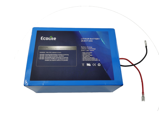 25.6V 7.5Ah LifePO4 Lithium Iron Phosphate Battery Pack For Solar Tracker Electric Door