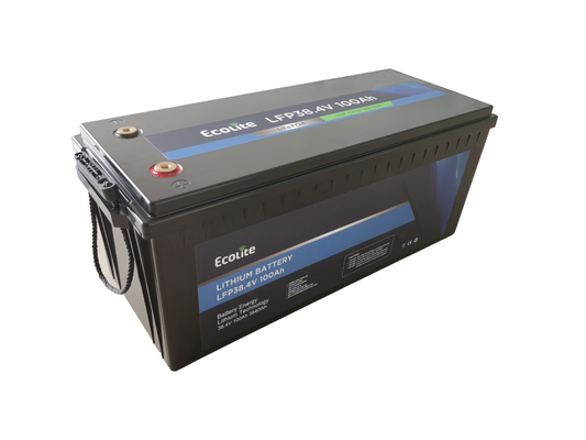 Long Life 38.4V100Ah LiFePO4 Battery Solar Energy Storage Outdoor Camping Car RV Boat Lithium Ion Batteries