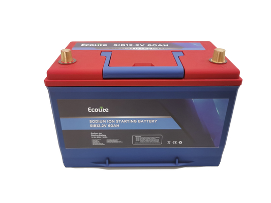 OEM / ODM Manufactured SIB 12.2V 60Ah Sodium Ion Starting Battery Pack For Car Staring