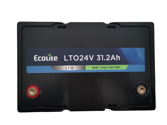 High Energy LTO 24V 31.2Ah Lithium Titanate Battery Pack Cycle Life 10000 For Low Temperature Discharge