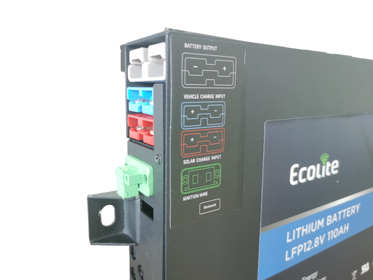Lightweight LiFePO4 12V 110Ah RV Lithium Iron Phosphate Battery With LED Display