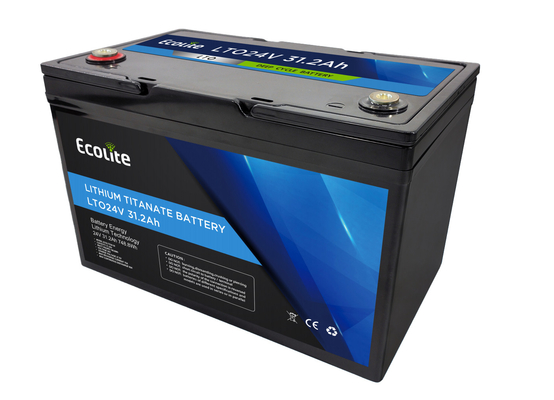 Long cycle Life LTO24-30 24V 31.2Ah Lithium Titanate Battery Pack 748.8Wh