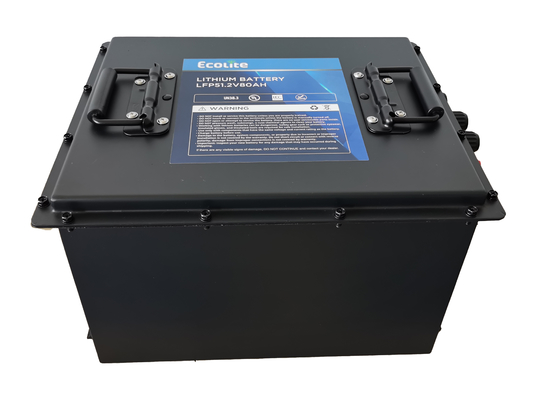 LFP48-80 51.2V 80Ah LiFePO4 Lithium Battery Pack For Golf Cart Integrated Smart BMS