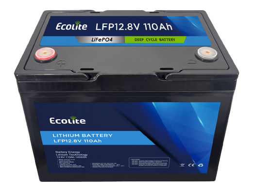 12.8V 110Ah LiFePO4 Lithium Battery Supports five years warranty integrated BMS