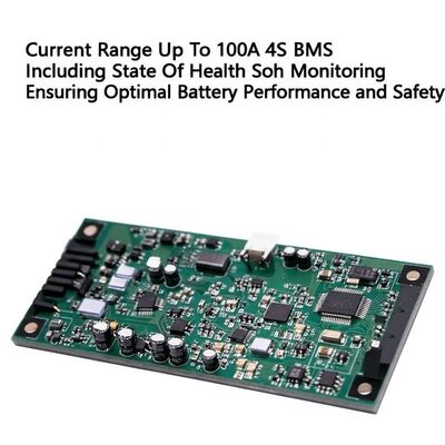 Current Range Up To 100A 4S BMS Including State Of Health Soh Monitoring Ensuring Optimal Battery Performance and Safety