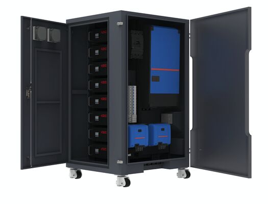 Ecolite 40kWh 15kW Industrial Outdoor Power Storage Cabinet Modular Expandable System for Heavy-Duty Use